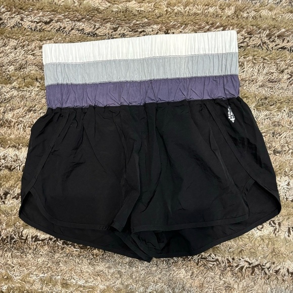 Free People Movement The Way Home Running Shorts Black Small - Picture 1 of 6